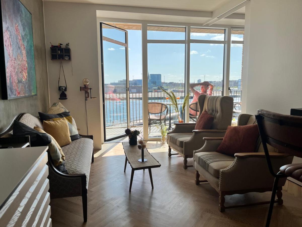 Apartment Directly To Seafront Of Bassin 7 With Big Balcony And Free Parking Århus Extérieur photo